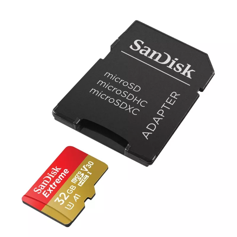Flash-muisti SanDisk 32 GB MicroSDHC UHS-I Class 10 SDSQXAF-032G-GN6MA