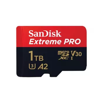 MicroSDXC-muistikortti SANDISK Extreme PRO 1 TB UHS-I, luku 200 MB/s, kirjoitus 140 MB/s, A2, U3, V30, luokka 10