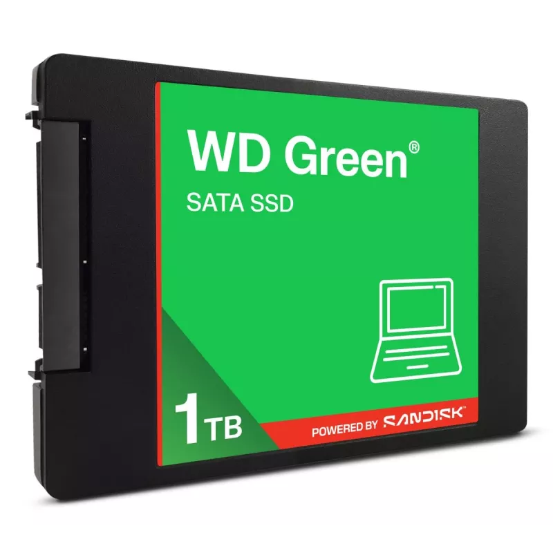 WESTERN DIGITAL SSD - WD Green - 1 TB - SATA 6 Gb/s - 2,5 tuuman/7 mm kotelo