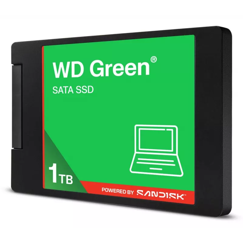 WESTERN DIGITAL SSD - WD Green - 1 TB - SATA 6 Gb/s - 2,5 tuuman/7 mm kotelo