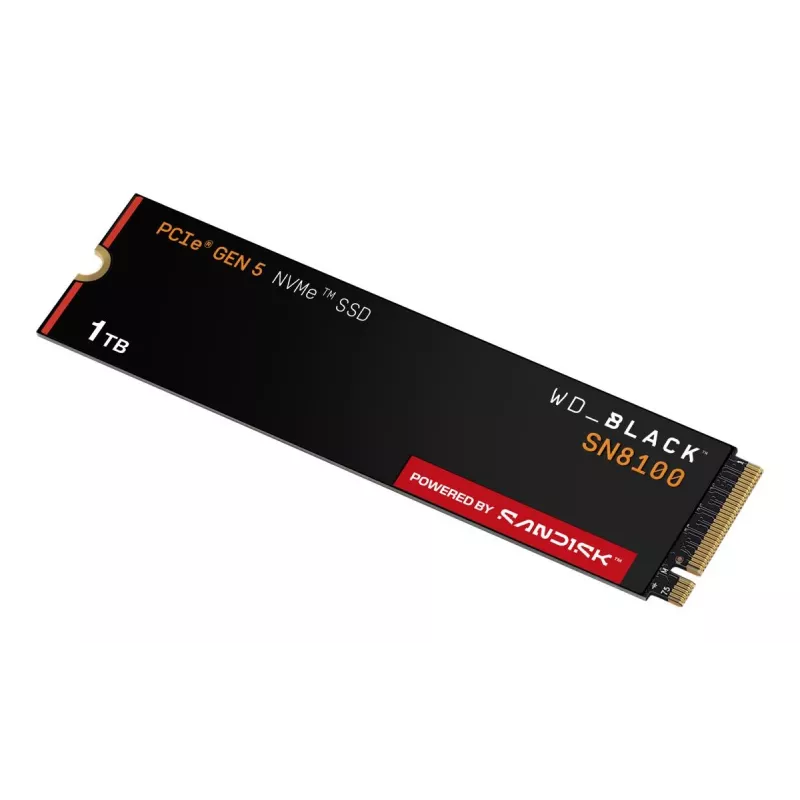 SSD-asema Western Digital 1 TB M.2 PCI Express 5.0 musta SN8100