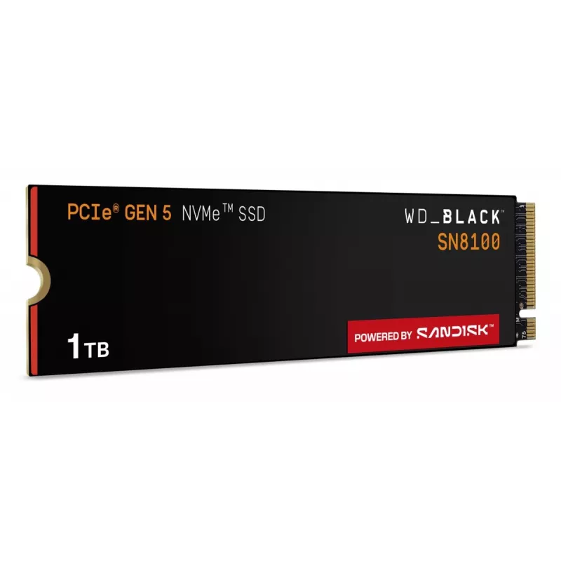 SSD-asema Western Digital 1 TB M.2 PCI Express 5.0 musta SN8100