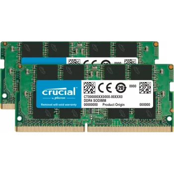 Micron Crucial - DDR4 - sarja - 32 GB: 2 x 16 GB - SO DIMM 260-PIN