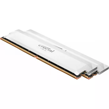 Crucial Pro OC - DDR5 - Kit - 64 GB: 2 x 32 GB - DIMM 288-PIN - 3200 MHz / PC5-51200 - CL40 - 1.35 V - puskuroimaton - on-die ECC - valkoinen