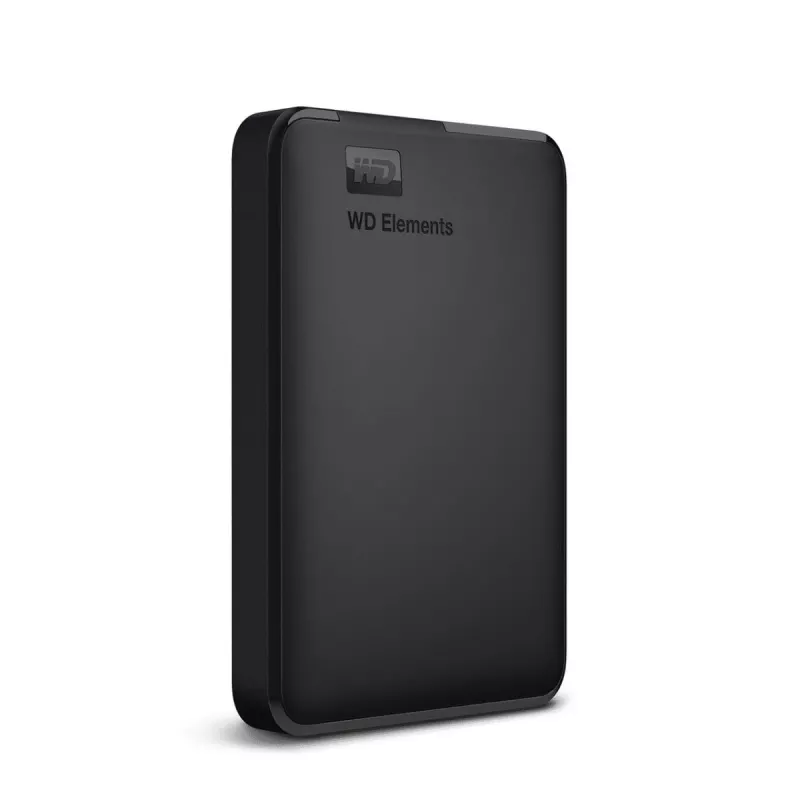 Ulkoinen kiintolevy Western Digital 5 TB USB 3.2 Gen 1 Elements Portable musta