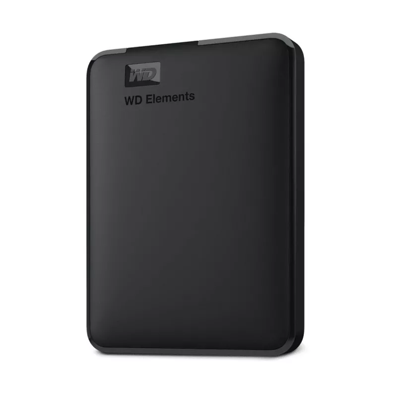 Ulkoinen kiintolevy Western Digital 5 TB USB 3.2 Gen 1 Elements Portable musta