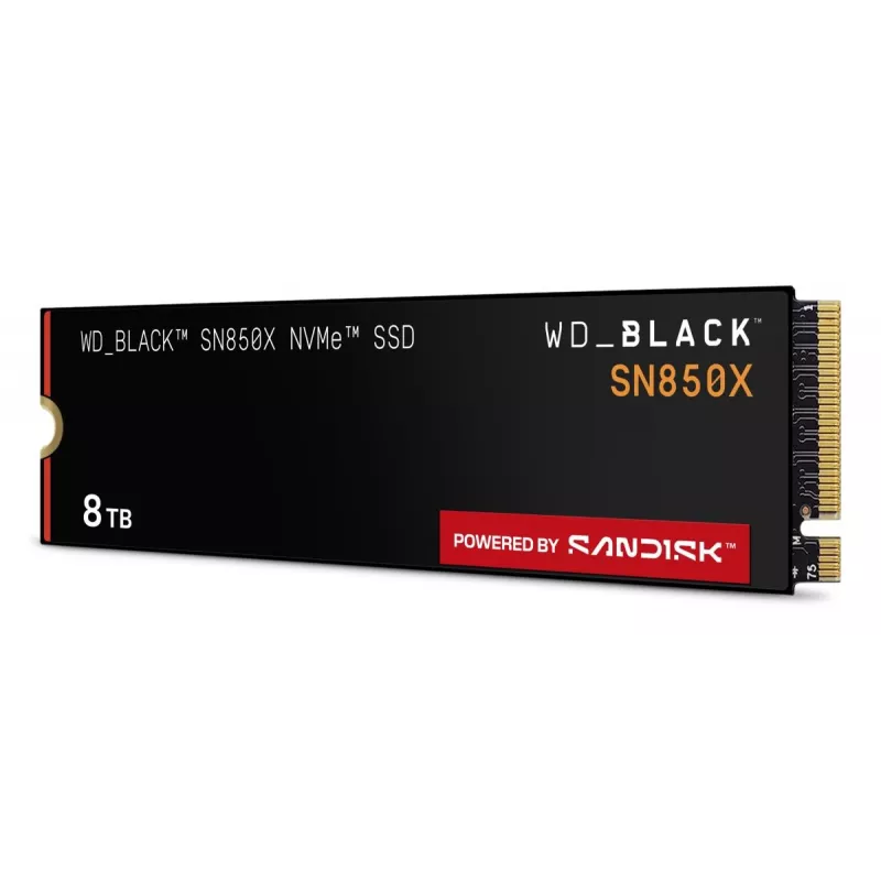 WESTERN DIGITAL SSD - WD_BLACK SN850X - 8TB - Pci-e Gen4 x4 - M.2 2280