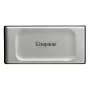 Kingston Technology 2000G kannettava SSD XS2000, 2 TB, USB Type-C, 3.2 Gen 2 (3.1 Gen 2), 2000 MB/s, musta, hopea