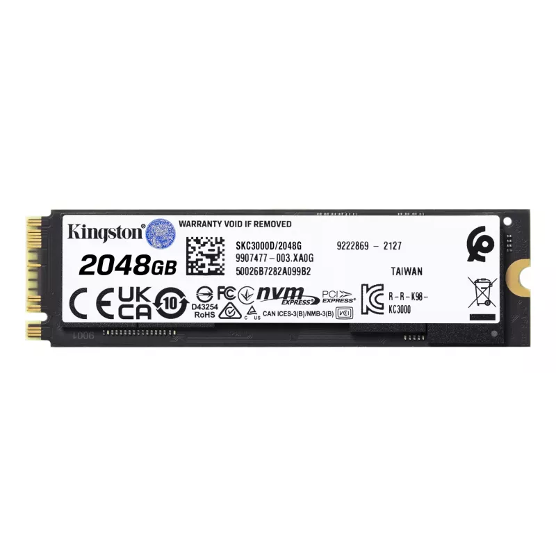 SSD-kiintolevy Kingston Technology 2048G M.2 NVMe KC3000