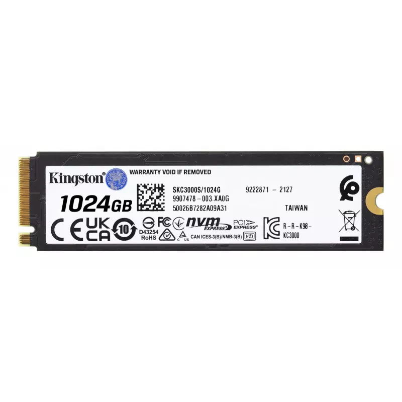 SSD-levy Kingston Technology 1024G M.2 NVMe KC3000