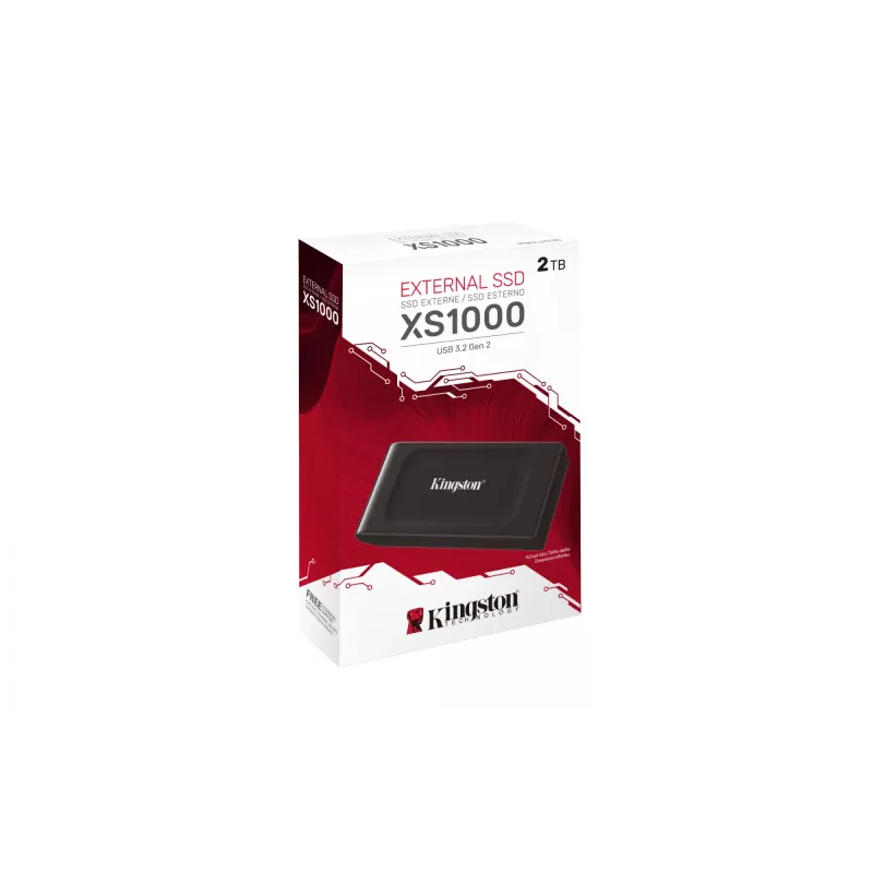 Kingston Technology 2TB XS1000 ulkoinen kannettava SSD USB 3.2 Gen 2