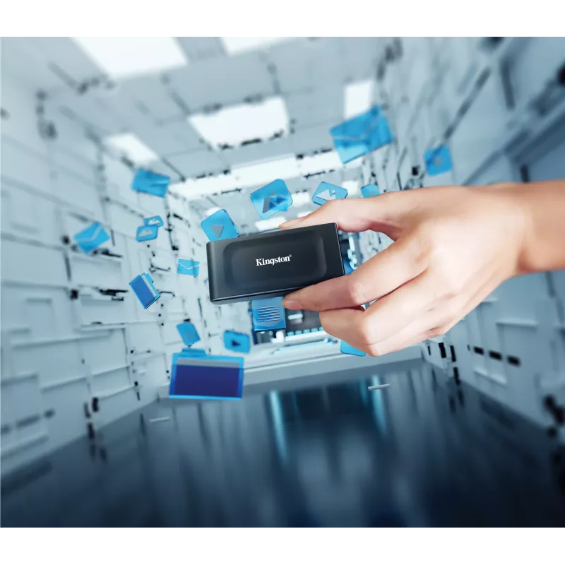 Kingston Technology 1TB XS1000 ulkoinen USB 3.2 Gen 2 kannettava SSD-asema