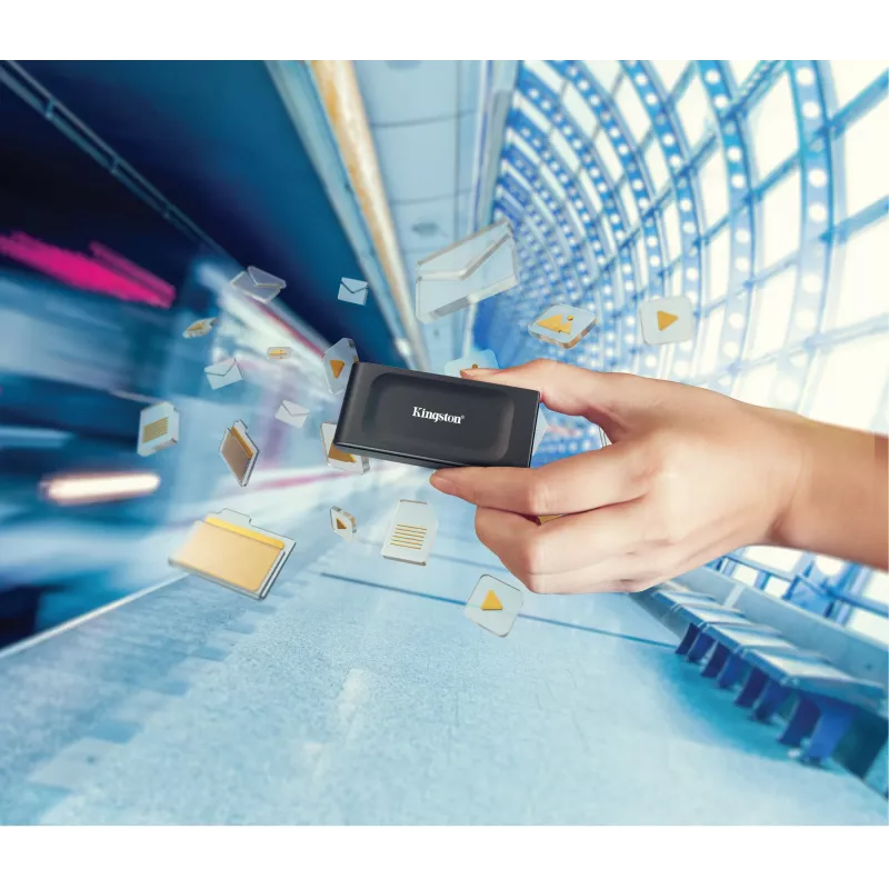 Kingston Technology 1TB XS1000 ulkoinen USB 3.2 Gen 2 kannettava SSD-asema