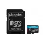 Kingston Technology 64GB microSDXC Canvas Go Plus Gen4 200MB/s A2 U3 V30 -kortti + adapteri