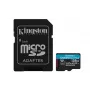 Kingston Technology 128 GB microSDXC Canvas Go Plus Gen4 200 MB/s A2 U3 V30 -kortti + adapteri