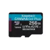 Kingston Technology 256GB microSDXC Canvas Go Plus Gen4 200MB/s A2 U3 V30 -kortti + adapteri