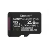 MicroSDXC-muistikortti KINGSTON 256 GB UHS-I Canvas Select Plus Gen3, Class 10, 150 MB/s, A1, V10