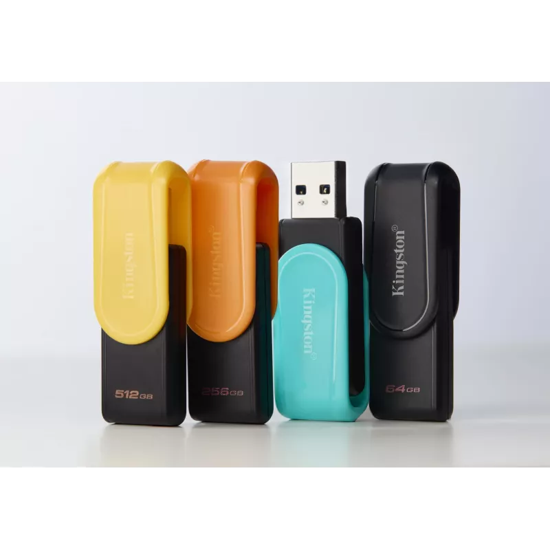 Kingston Technology DataTraveler 128GB kannettava USB 3.2 Gen 1 Exodia S (musta/turkoosi)