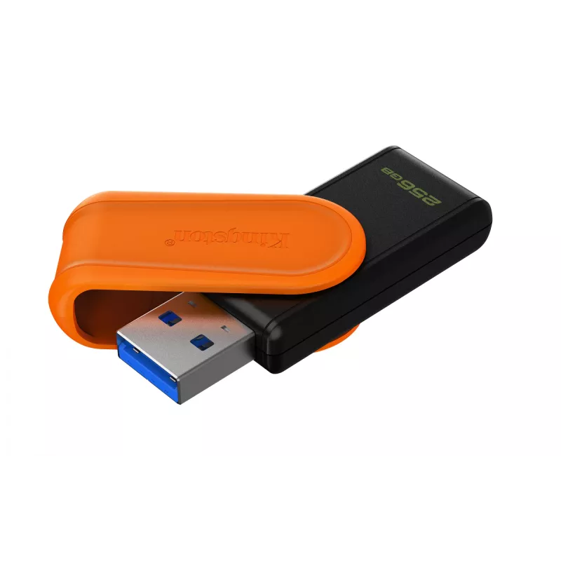 Kingston Technology DataTraveler 256GB kannettava USB 3.2 Gen 1 Exodia S (musta/oranssi)