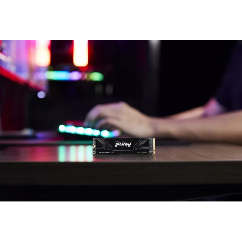 Kingston Technology FURY Renegade G5 SSD-levy 1 TB, M.2 2280, NVMe PCIe 5.0, luku/kirjoitus 14200/11000 MB/s, 3D TLC