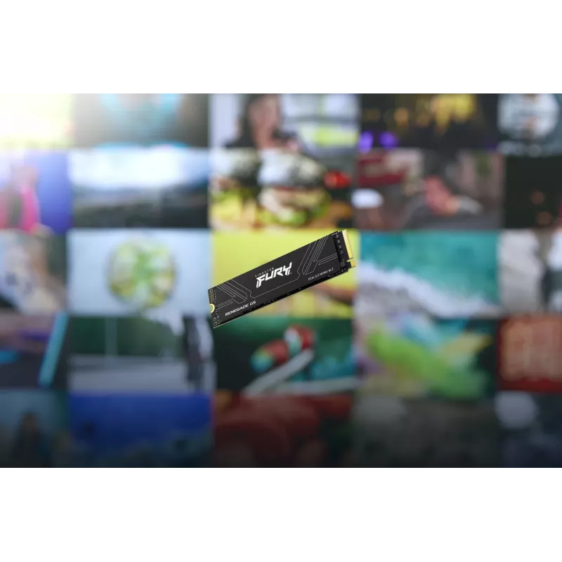Kingston Technology FURY Renegade G5 SSD-levy 1 TB, M.2 2280, NVMe PCIe 5.0, luku/kirjoitus 14200/11000 MB/s, 3D TLC