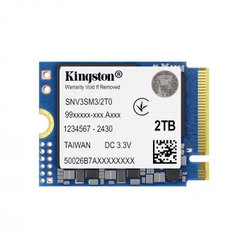SSD-kiintolevy Kingston Technology 2000G M.2 2230 NVMe SNV3SM3/2T0