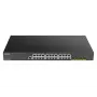 D-Link 24-porttinen Gigabit PoE Smart Managed -kytkin 4x 10G SFP+, 370 wattia