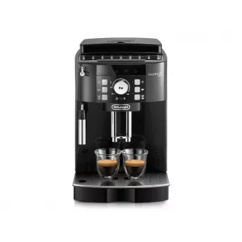 Espressokone DeLonghi ECAM 21.117 B Magnifica S — täysautomaattinen, 1,8 l vesisäiliö, 250 g papusäiliö, 15 bar, 2 suutinta