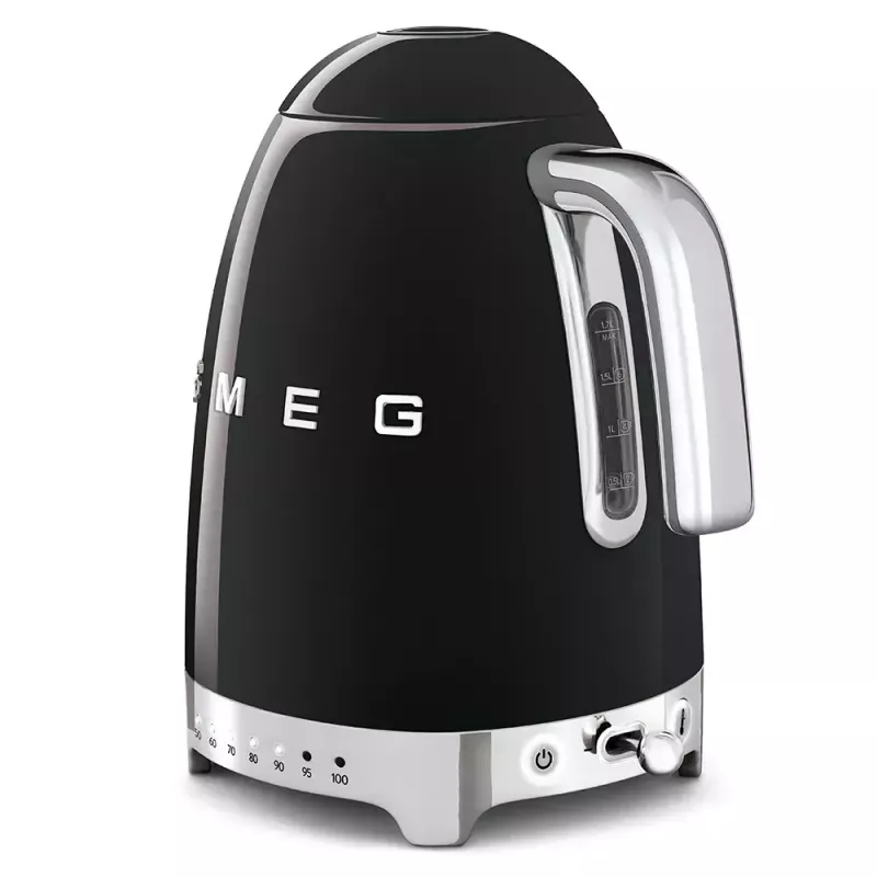 Vedenkeitin Smeg KLF04BLEU 1,7 l 2400 W musta