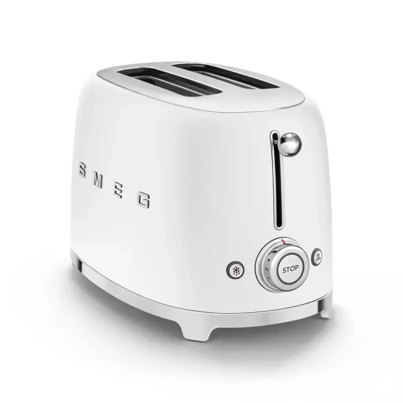 Leivänpaahdin Smeg 50's Style TSF01WHMEU 2 viipaletta valkoinen