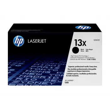 HP 13X High Yield musta alkuperäinen LaserJet-värikasetti, 4000 sivua, musta, 1 kpl