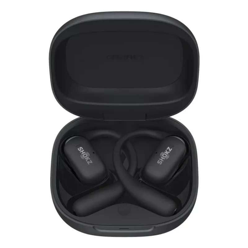 Shokz OpenFit 2 langattomat avokorvakuulokkeet, musta