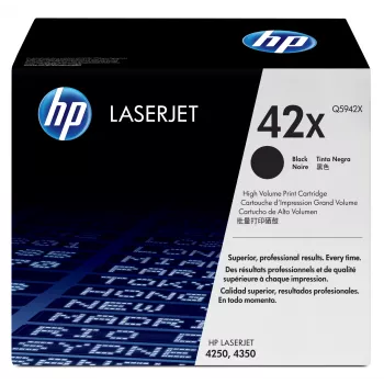 HP 42X High Yield musta alkuperäinen LaserJet-värikasetti 1 kpl
