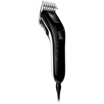 Philips perhehiustenleikkuukone QC5115/15, musta, valkoinen, 3 mm, 2,1 cm, 4,1 cm, verkkovirta, 4,1 cm