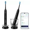 Philips Sonicare DiamondClean 9000 HX9914/54 äänisähköhammasharjasetti, 2 kahvaa, 2 harjaspäätä, 4 tilaa, musta