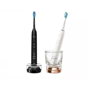 Hammasharja Philips HX9914/57 DiamondClean 9000 2 kpl:n pakkaus musta/valkoinen