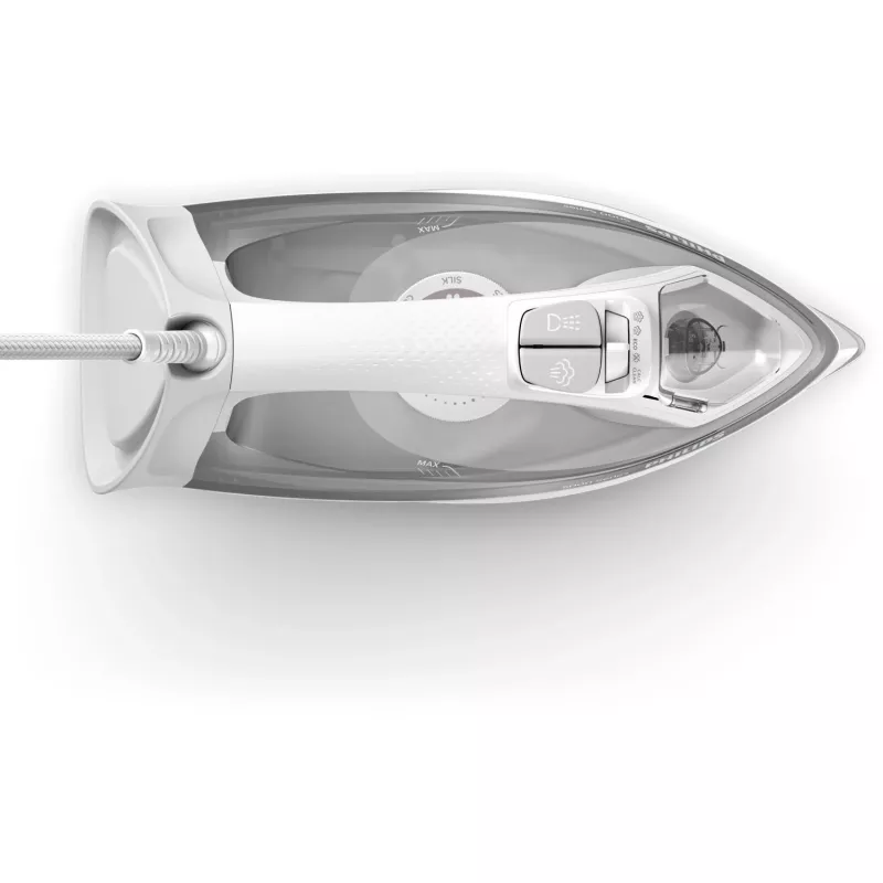 Philips 5000 sarja DST5010/10 silitysrauta höyrysilitysrauta SteamGlide Plus silityspohja 2400 W harmaa, valkoinen