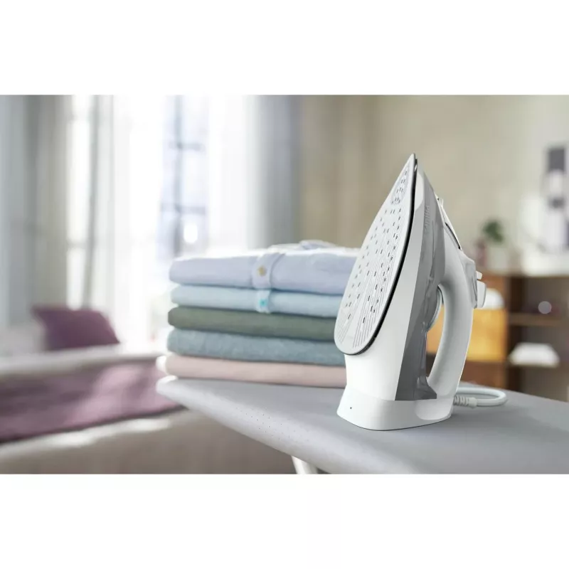 Philips 5000 sarja DST5010/10 silitysrauta höyrysilitysrauta SteamGlide Plus silityspohja 2400 W harmaa, valkoinen