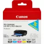 Canon PGI-550/CLI-551 PGBK/C/M/Y/BK/GY 6 mustesuutinpatruunan monipakkaus