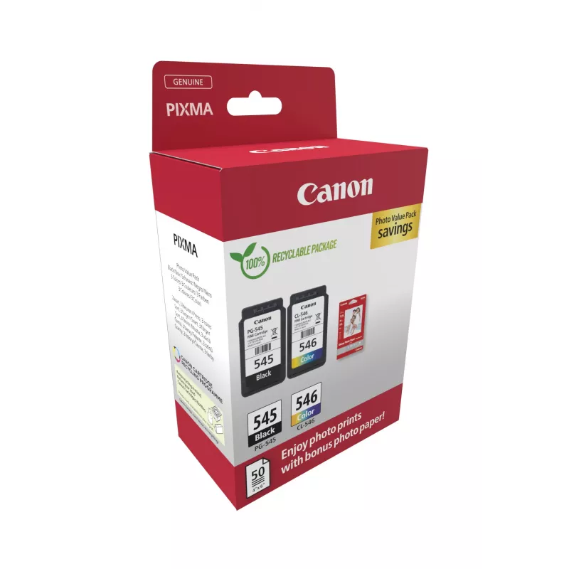 Canon 8287B008 mustepatruuna 2 kpl alkuperäinen musta, syaani, magenta, keltainen