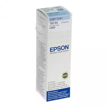 Epson T6735 mustepullo 70 ml vaaleansyaani