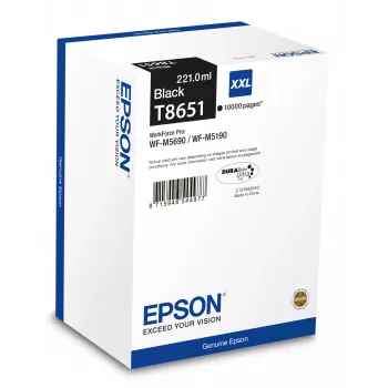 Värikasetti Epson C13T865140 musta