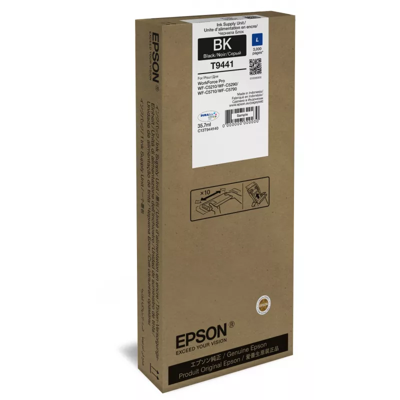 Epson WF-C5xxx -sarja -värikasetti L musta