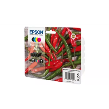 Epson 503 -värikasetti 4 kpl alkuperäinen vakiokapasiteetti musta, syaani, magenta, keltainen