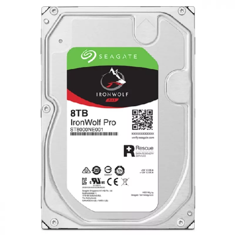 Seagate IronWolf Pro ST8000NT001 sisäinen kiintolevy 8 TB 7200 RPM 256 MB 3,5