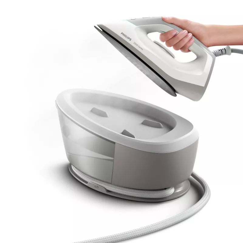Philips 2000 -sarja PSG2000/80 höyrysilitysasema 2400 W 1,4 l keraaminen silityspohja harmaa, valkoinen