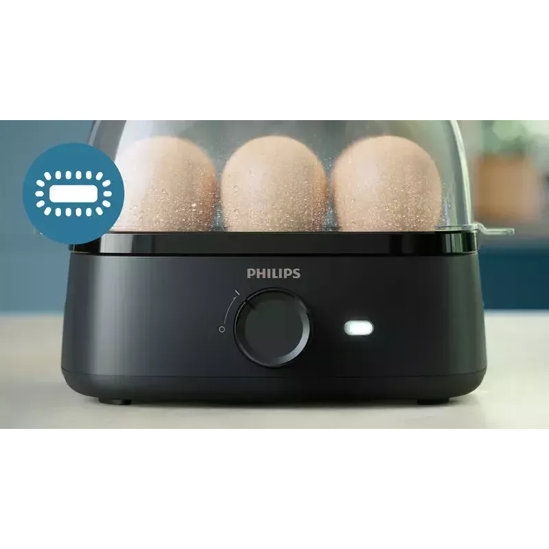 Munankeitin Philips 3000 series HD9137/90 6 munan kapasiteetti musta