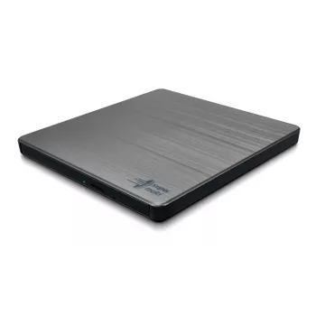 HITACHI-LG DATA STORAGE ohut kannettava DVD-poltin - GP60NW60 - USB 2.0 - hopea