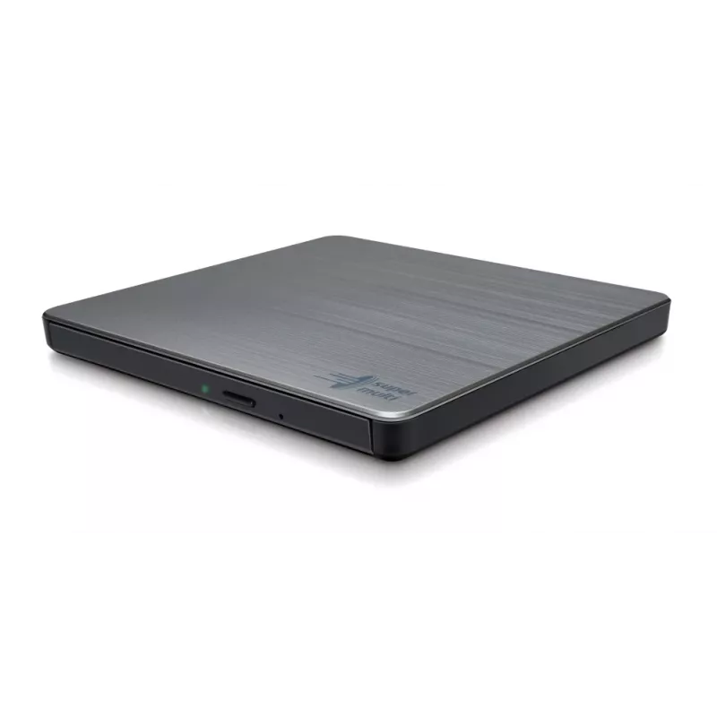 HITACHI-LG DATA STORAGE ohut kannettava DVD-poltin - GP60NW60 - USB 2.0 - hopea
