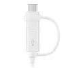 Samsung EP-DG930 USB-kaapeli USB 2.0 1,5 m USB A USB C/Micro-USB B valkoinen